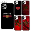 Чехол для телефона с флагом Марокко для iPhone 11 12 13 14 Pro Max mini X XR XS SE 2020 5 6S 7 8 Plus Samsung Galaxy S21 S22 Накладка