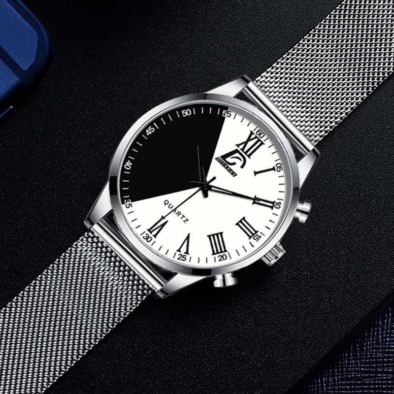 Fashion Mens Watches Casual Quartz Wrist Watch for Men Luxury Business Black Watch Male Clock