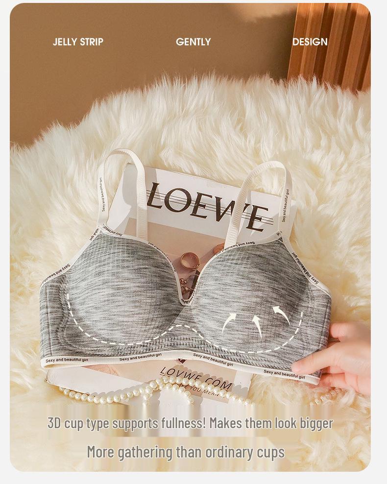 Бесшовный бюстгальтер пуш-ап для женщин: Толстый наполнитель, без косточек, боковая поддержка, против провисания для увеличения маленькой груди