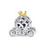 925 Silver bee jar bee beads yellow daisy flower pandent Charm Fit 4MM hole diameter Bracelet DIY Bead Ms Jewelry Gift