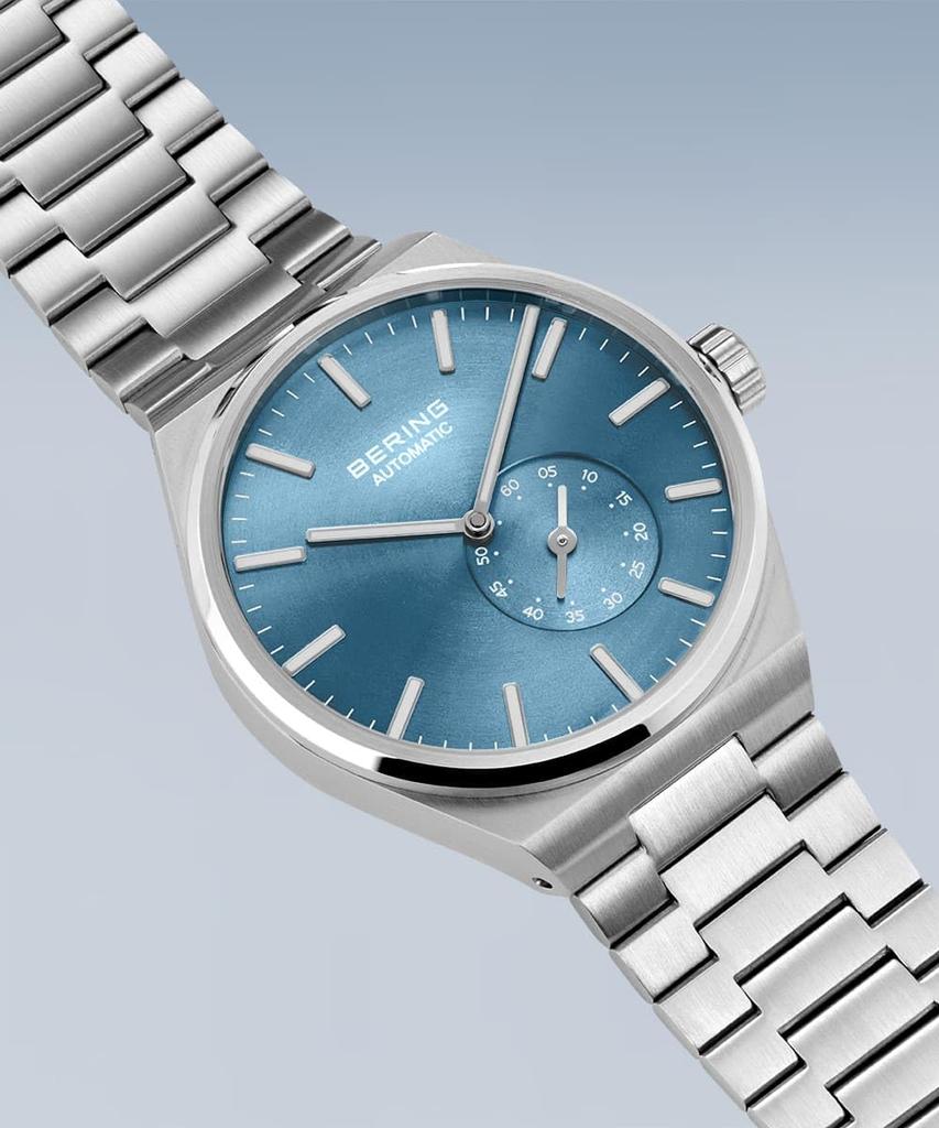BERING 19441-Charity Automatic Men's Watch Polar Bear Sapphire Crystal Stainless Steel 10ATM
