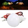 Outdoor Emergency Light Bulb LED Camping Tent Lantern Plastic Outdoor Emergency Light Bulb with Hook for Hiking Fishing 12V 5W