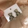 Fashionable Retro Cute Teddy Bear Earrings, Personalized Classic Women's Earrings