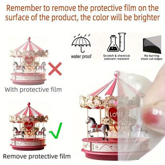 Карусель Рождественское Украшение 2D Плоский Акриловый Подвесной Карусель Подвеска Украшение Рождественской Елки