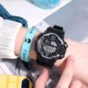 Крутые Светящиеся Мужские Спортивные Часы Высококачественный Силиконовый Ремешок Военные Наручные Часы Светодиодный Календарь Водонепроницаемые Цифровые Часы