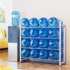 Cream Style Wooden 4-Tier Water Bottle Storage Rack