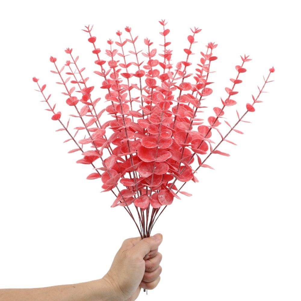 10 шт./набор Имитация Поддельные Растения Эвкалипта Искусственный Лист Эвкалипта Легко Использовать Вечеринка