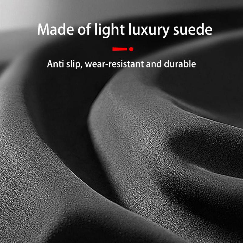 Suede Steering Wheel Cover For Tesla Model YL 2026 /3/Y Sport Steering Wheel Cover Steering Wheel Protector Interior Accessories