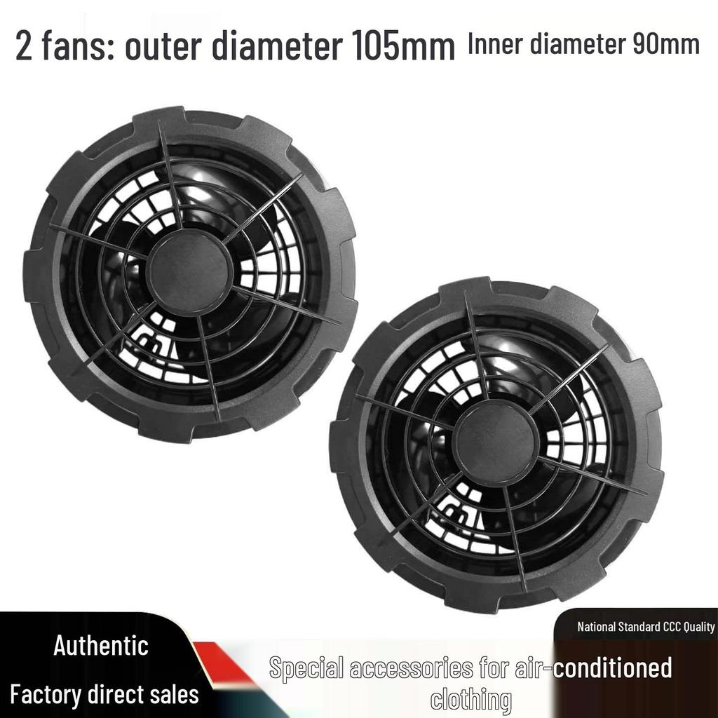 Portable USB-Powered Air Conditioning Clothes Fan with Battery Options