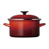 Le Creuset EOS Вишня Чугунная Кастрюля, Совместимая с Японской Плитой, 20 см, Красная, Чугун, Эмаль, Газ/Индукция [Официальный Продукт]