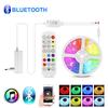 Bluetooth LED Strip Lights RGB 5050 SMD Flexible Ribbon Not-Waterproof RGB LED Light 5M 10M 15M Tape Diode DC 12V Bluetooth Control