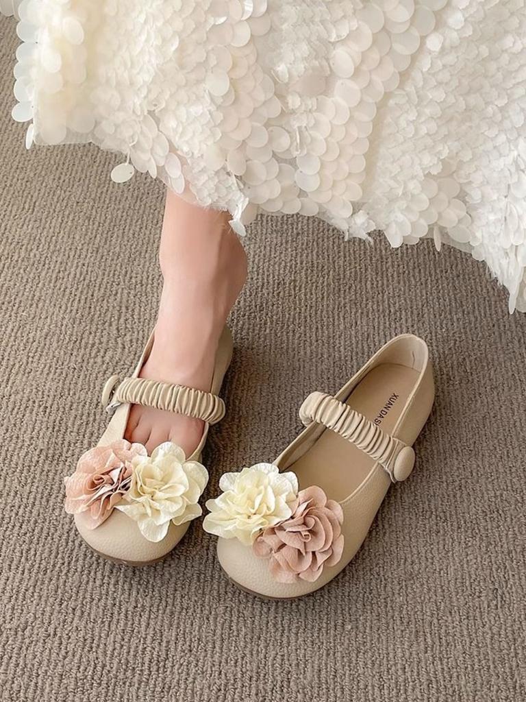 Милые туфли Мэри Джейн на плоской подошве с круглым носком для женщин Элегантные и модные Дешевая ликвидация Быстрая доставка 2025 Лето Женская обувь