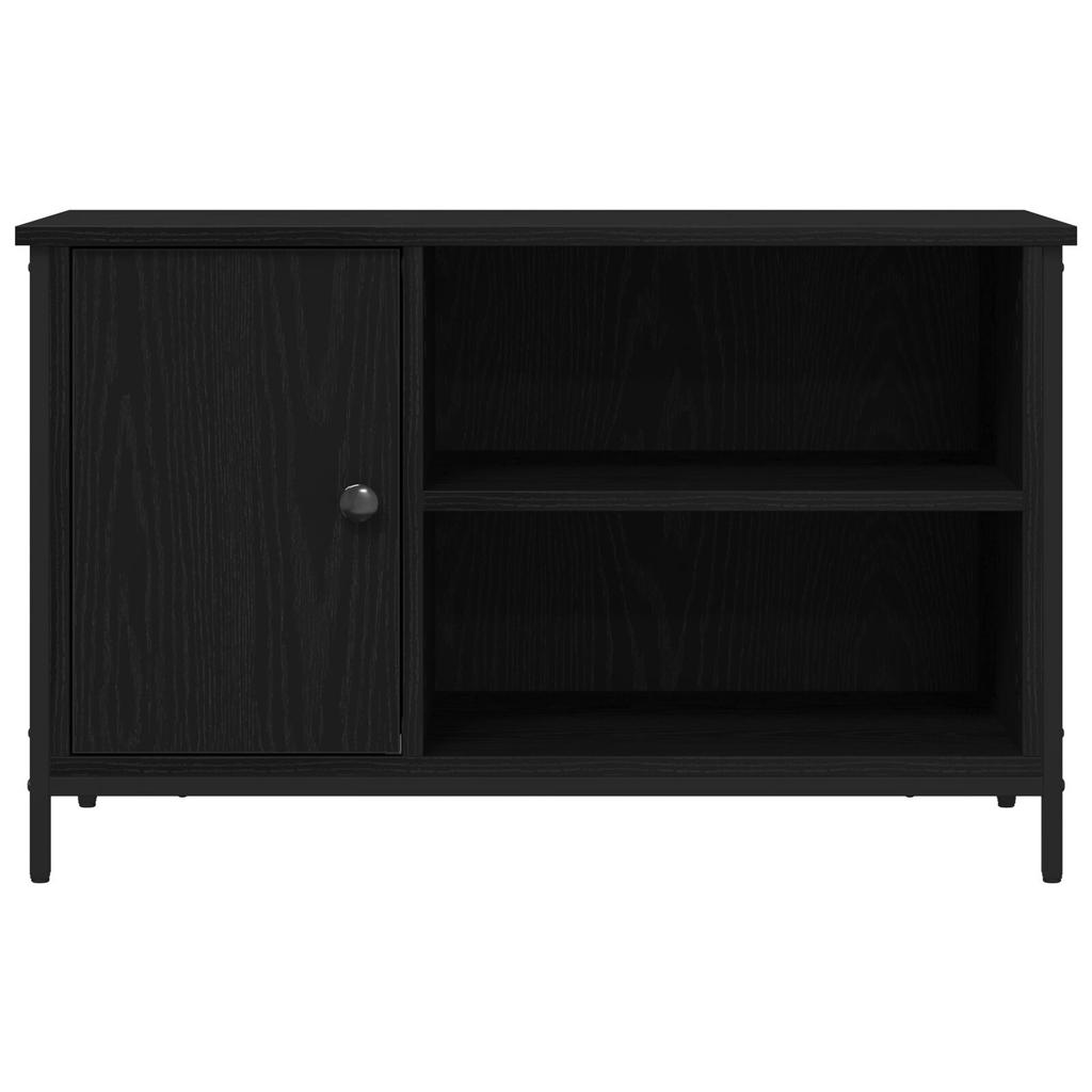TV-Schrank im minimalistischen Stil mit geschlossenem Stauraum und zwei offenen Regalböden, Maße 80x40x50 cm
