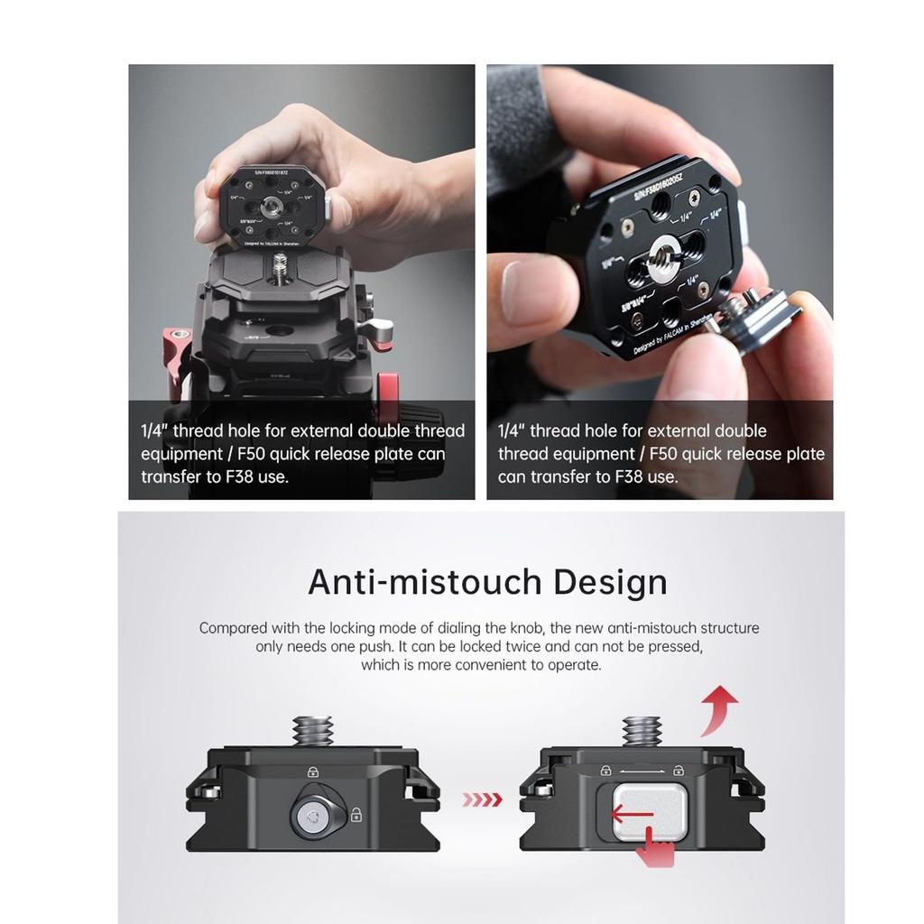 Falcam F38 F38B 3404 Aluminum Alloy Multi-Hole Quick Release Kit