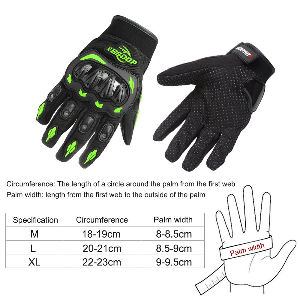 Мужские мотоциклетные перчатки, сенсорный экран, полный палец, мотоцикл, гоночный мотор