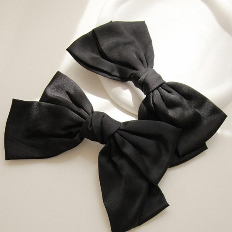 J.Lauren Заколка-автомат для волос из атласной ленты двух типов H01246