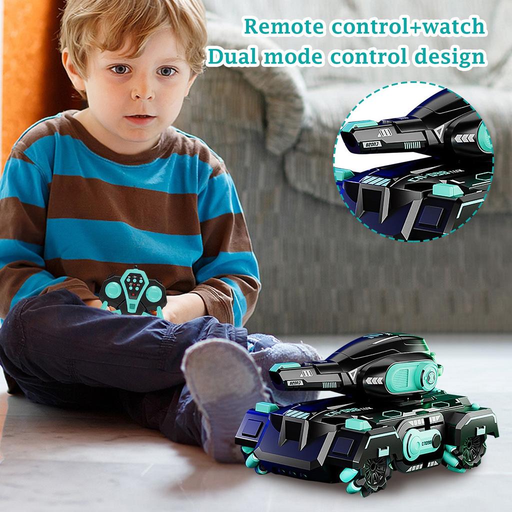 Пульт дистанционного управления Водяная бомба Танк Машина может чувствовать жесты Пульт дистанционного управления Автомобильные фары Мальчик Трюковая Машина Детские Игрушки