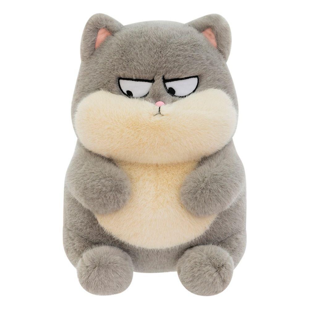 Fluffy Cat Stuffed Animal Doll PP Cotton Kitty Stuffed Animals Toys  Decoration Gifts