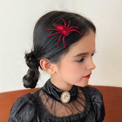 1/2 шт. Хэллоуин Паук Заколка для волос Декоративные заколки для волос Женская заколка Головной убор Аксессуар для костюма для косплея