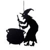 Halloween Hanging Signs Witch Ghost Bat Skull Spider Halloween Horror Party Indoor Outdoor House Wall Door Hanging Party Decor