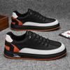 Fashion 2025 New Men Sneakers Fashion PU Leather Casual Shoes Street Skateboard Shoes Men Platform Vulcanized Shoes Tenis Masculino