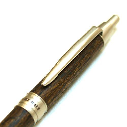 Mitsubishi Pencil PURE MALT Mechanical Pencil 0.5mm, Wooden Barrel, Dark Brown (M51025.22)