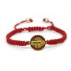 Китайский узел, красная нить, браслет для привлечения удачи и богатства, браслет с древней монетой для женщин и мужчин, аксессуар для рук, фэн-шуй