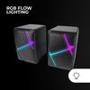 Колонка - MS-H - MS-H Черная - 10 Вт - Проводная - RGB Flow