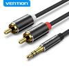Vention RCA Cable 3.5mm To 2RCA Splitter RCA Jack 3.5 Cable RCA Audio Cable for Smartphone Amplifier Home Theater AUX Cable RCA 5