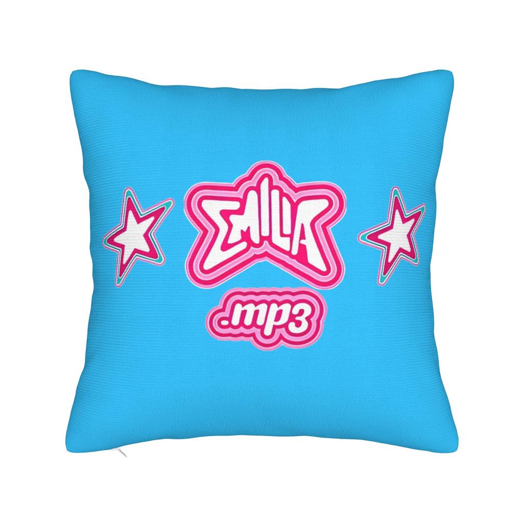 Emilia Music Square Pillow Covers Polyester Home Cushion Cover Cool Decor Pillow Cover 4545