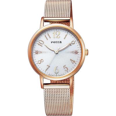Женские часы Citizen Wicca Solar Tech KP5-166-13 Элегантный дизайн, Водонепроницаемые, Японский механизм