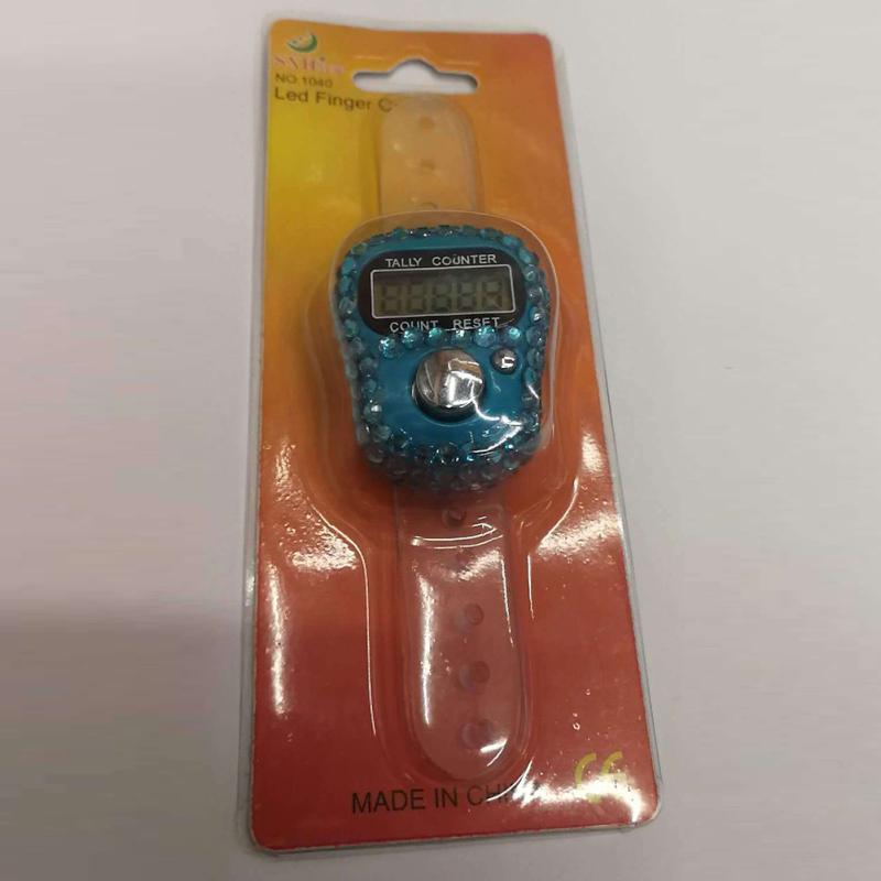 Knit Counter Lcd Electronic Digital Knitting Crochet Stitch Marker Row Finger Counter For Sewing Knitting HD