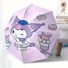 1pc Sanrio,Kuromi Automatic Umbrella-Foldable, Durable 8-Bone Design, Compact and Stylish, Great for Camping, Halloween, Christmas, Mother's