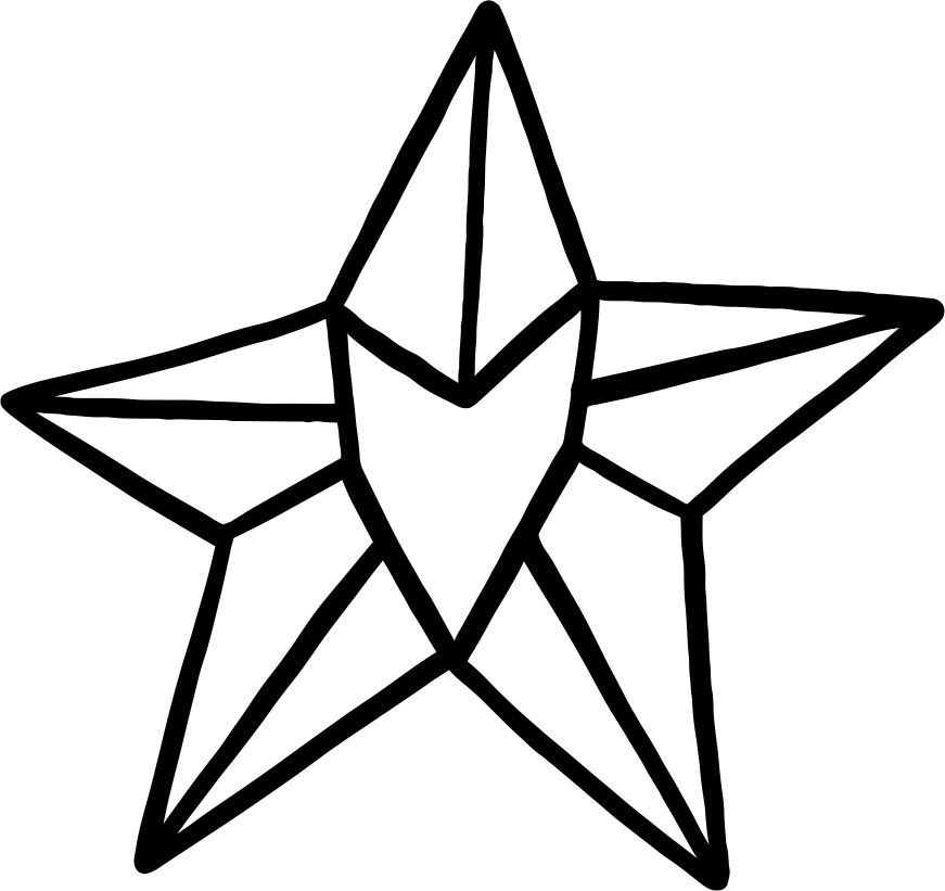 Printtoo Star Design Diary Card Square Wooden Rubber Stamp Scrap-Booking Block-2 x 2