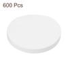 Uxcell 600-Pack 62mm Disposable Round Paper Coffee Filters, White, for Home and Office Pour-Over and Drip Coffee Makers