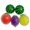 1pc Squishy Texture Fruit Squishy Stress Balls Strawberry Fidget Toys New Dough Ball  Sensory Play