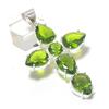 Peridot Handmade 925 Sterling Silver Jewelry Pendant 2.44" A8c56