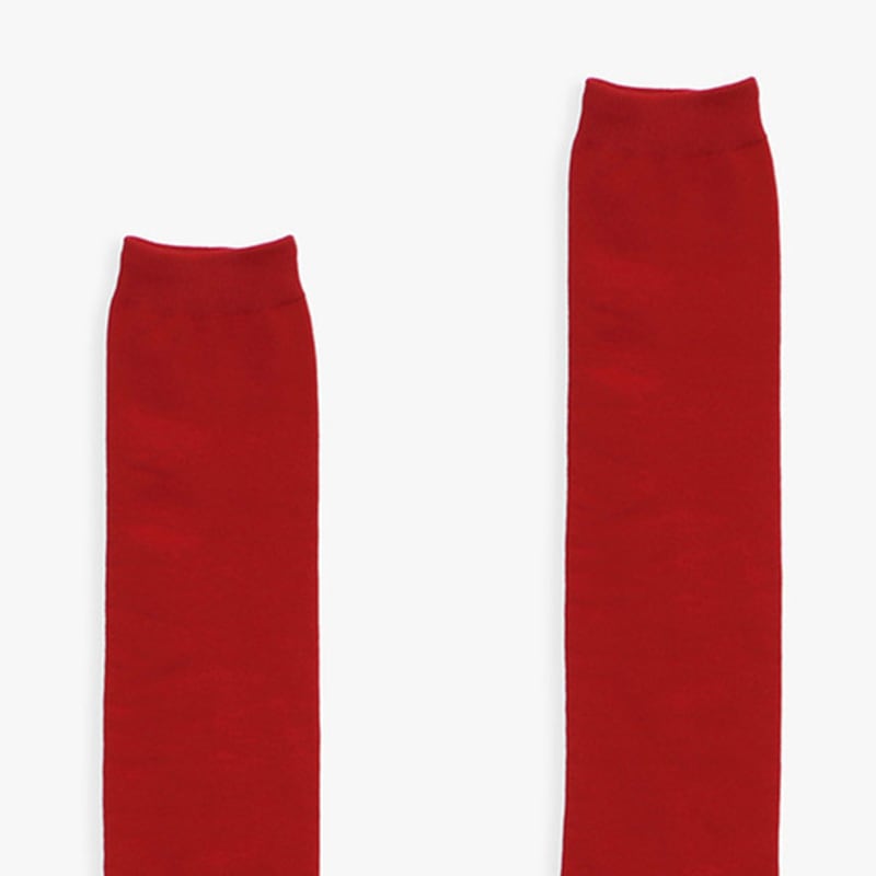 Розовые АНАНАСЫ [2шт 1комплект] БАЗОВЫЕ ГОЛЬФЫ ДО КОЛЕНА_КРАСНЫЕ