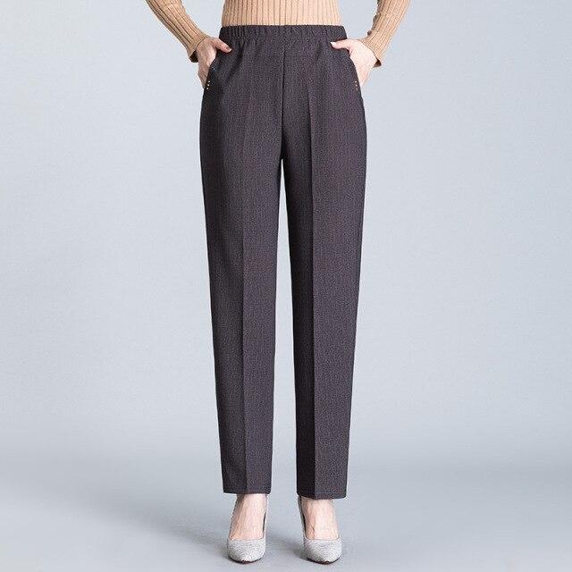 Oversize Casual Pants Women 2022 Long Loose Pants Hight Waist Womens New Spring/autumn Trousers Female Stretch Pants XL-8XL