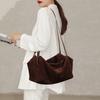 Autumn and Winter Leather Large-capacity Shoulder Bag, Suede Underarm Cowhide Large Commuter High-end Women's Tote Bag