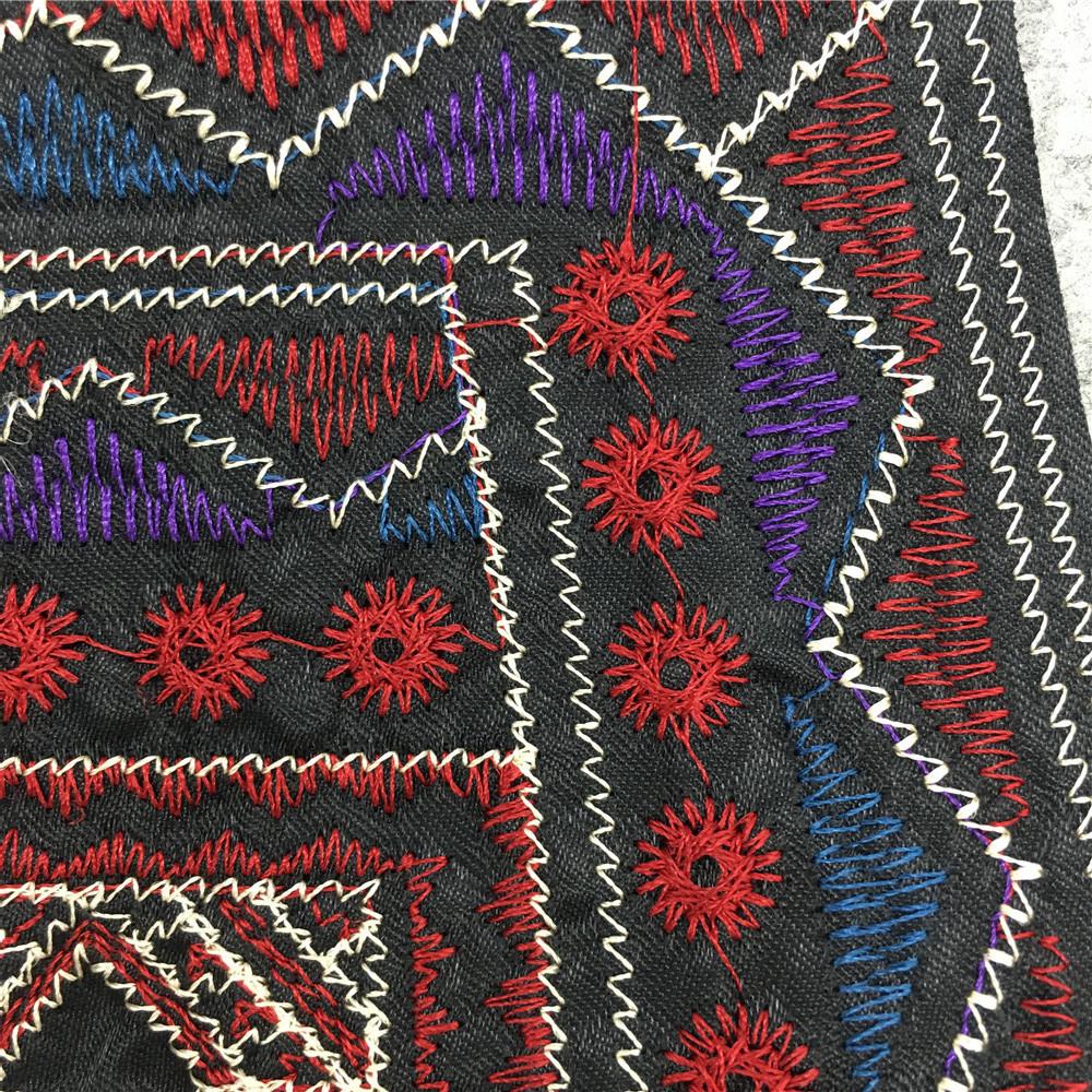 Embroidery Color Lace Collar Ethnic Style Lace False Collar Diy Women'S Accessories