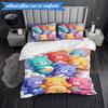 Love Bears Cozy Night 3pcs K-pop music group Bedding set,Ideal for Bedroom, Dormitory,Including Duvet Cover And 2pcs Pillowcases,Fan gifts
