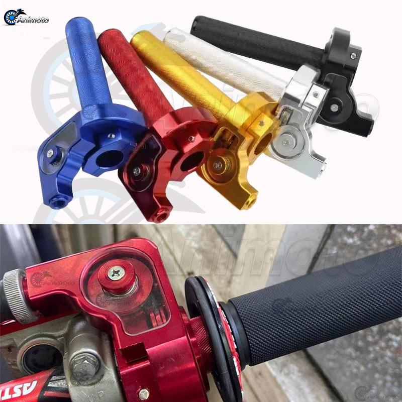 22mm Motorcycle Throttle Handle Grip Twist Quick Action Gas Throttle For Dirt Bike ATV Quad Bike Motorcycle Moped Scooter