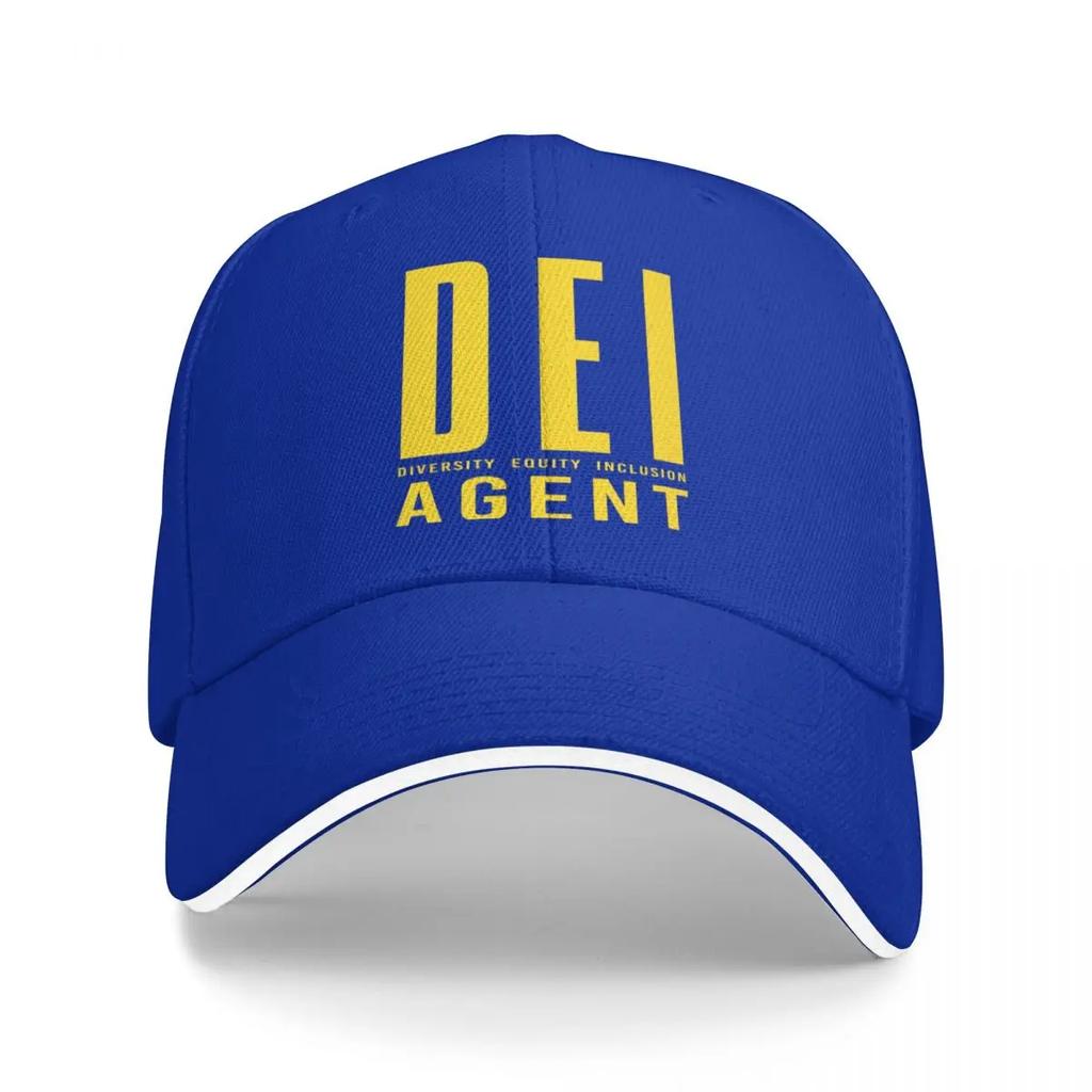 DEI Agent Baseball Cap Golf Hat Rave funny hat Hats Woman Men's