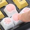 Cat Paws Corgi Buttock Pink Cat Claw Keycap Key Chain  Office Leisure Entertainment