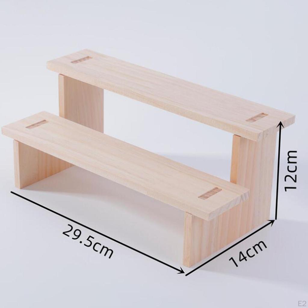 Handcrafted Wooden Display Stand for Showcasing Action Figures And Collectibles