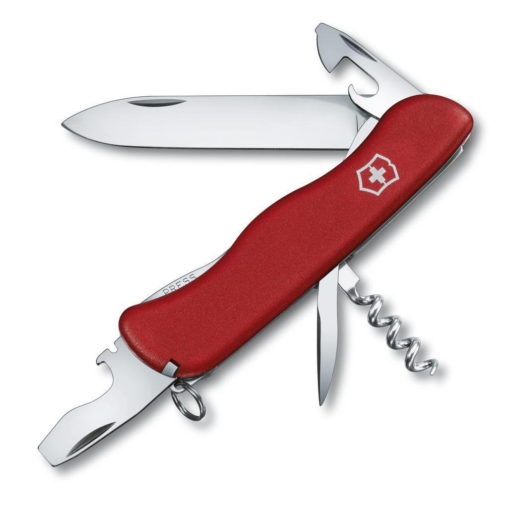 VICTORINOX Picnicker Red Swiss Army Knife Многофункциональный нож Товары для предотвращения стихийных бедствий Альпинизм Пеший туризм Кемпинг Ножницы с пилой Swiss