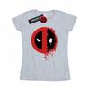 Marvel Womens/Ladies Deadpool Split Splat Logo Cotton T-Shirt