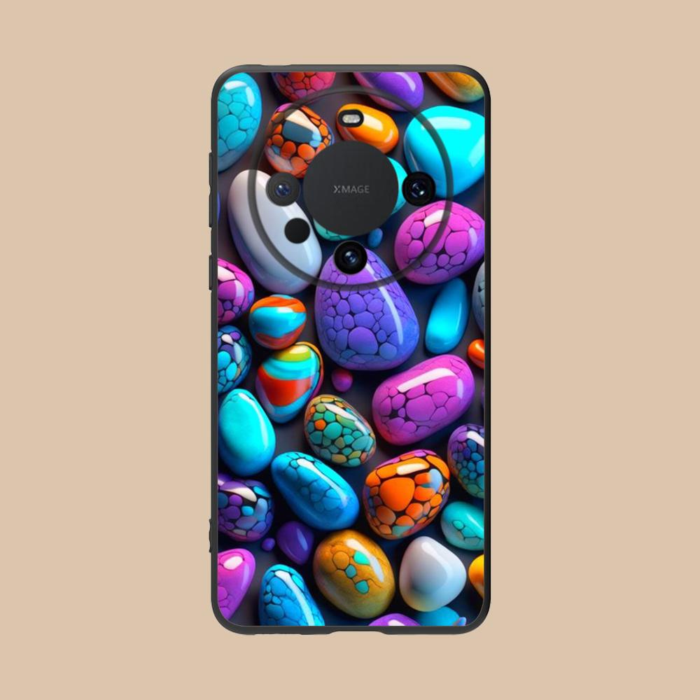Aesthetic Stones Mobile Phone Case for Huawei Mate 60 50 40 30 20 10 Pro Plus Lite E 5G Colorful Printing Cover Cellphones Cover