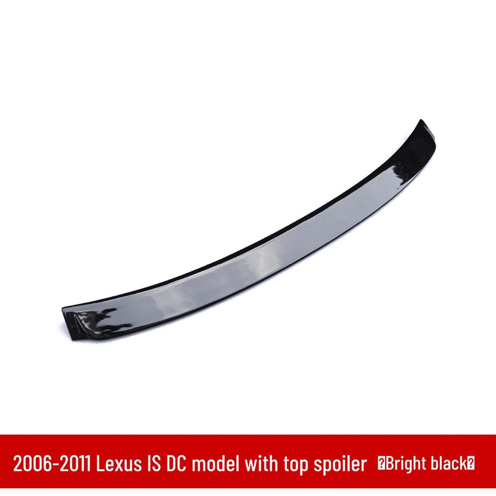 Compatible with 2006-2011 Lexus IS: rear wing, top wing, front splitter, spoiler, body kit, side skirts, rear lip, front lip.